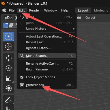 Blender 5.0.1 免费开源 3D 创作套件 附安装包教程 图片