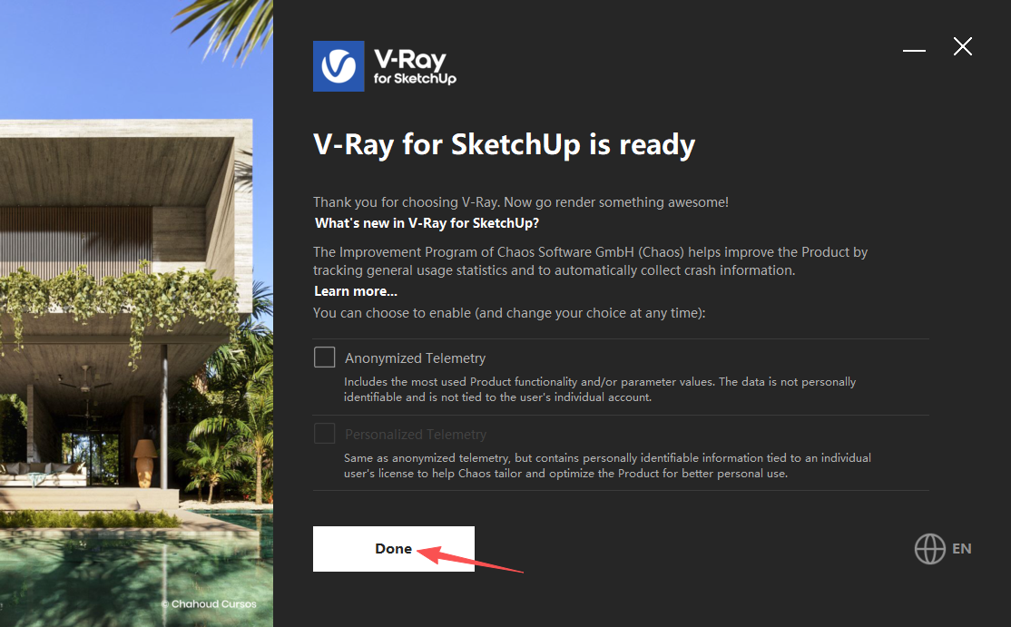 V-Ray 7.30.00 for SketchUp 适配 SketchUp 2021、2022、2023、2024、2025、2026(64 位全版本) V-Ray 7.30.00 for SketchUp 适配 SketchUp 2021、2022、2023、2024、2025、2026(64 位全版本) 图片